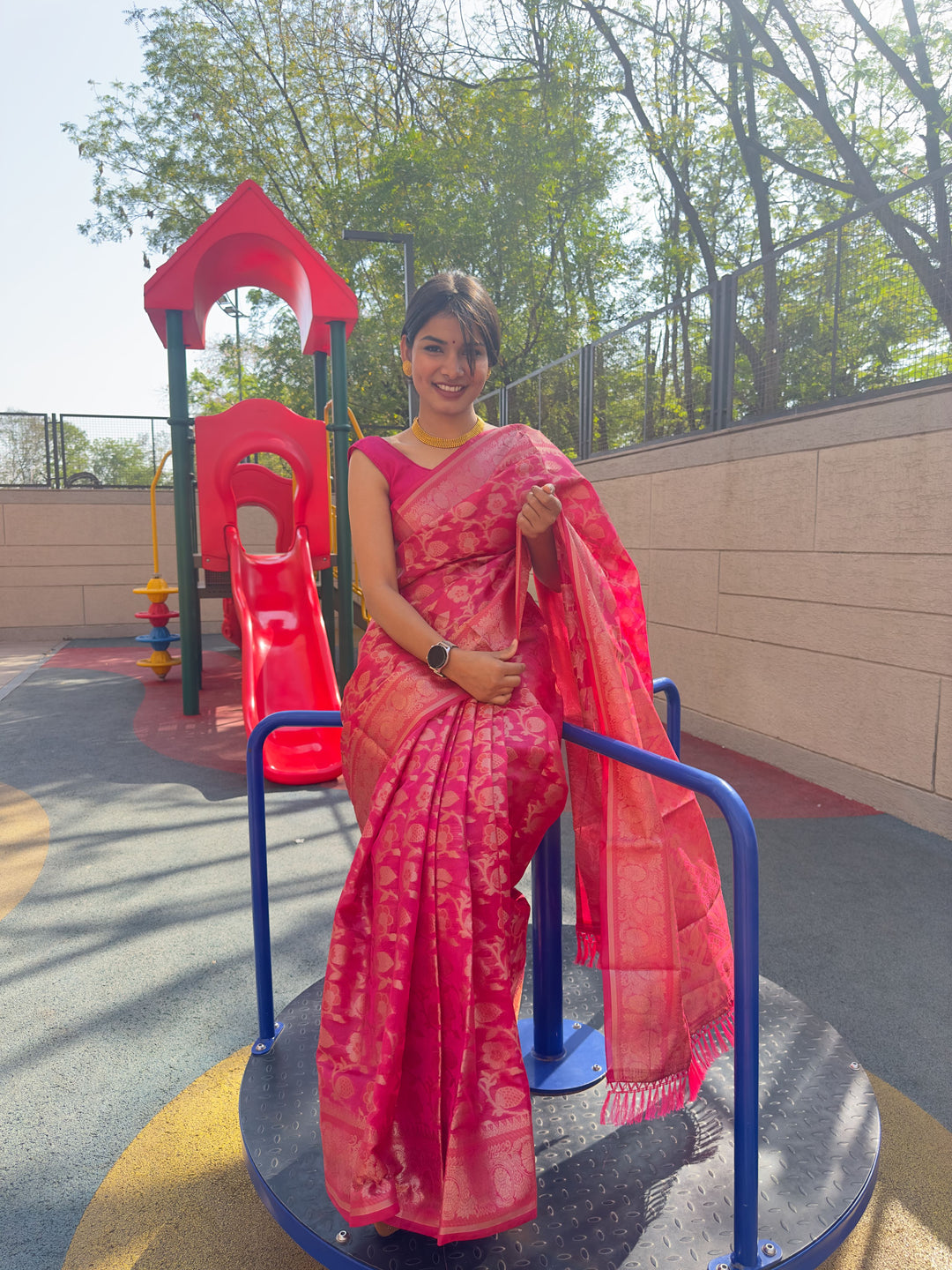 Fuljal Banarsi Saree